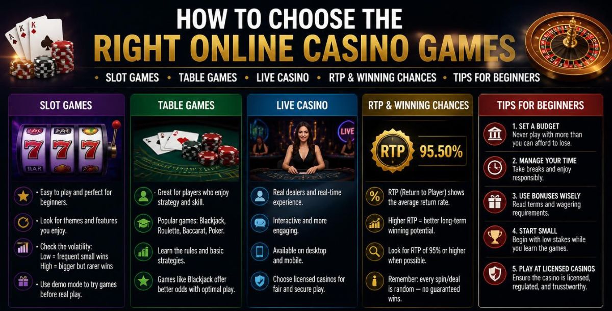 How to Choose the Right Online Casino Games
